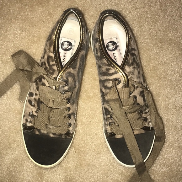 Cheetah print LANVIN sneakers - Picture 1 of 2